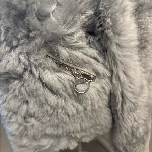 The arrivals Women's Gray Faux Fur Jacket small - Picture 3 of 8